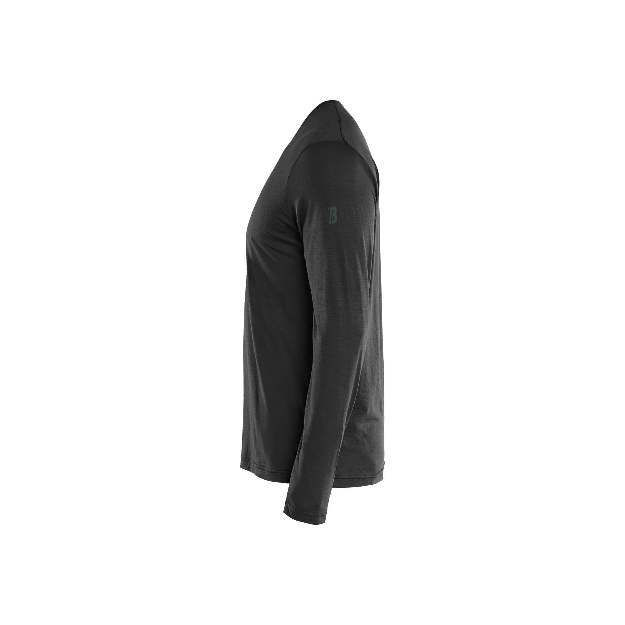 BLAKLADER 35381743 Long sleeved Merino Wool T shirt Long Sleeve Work T-Shirt MEN - 85% Merino Wool